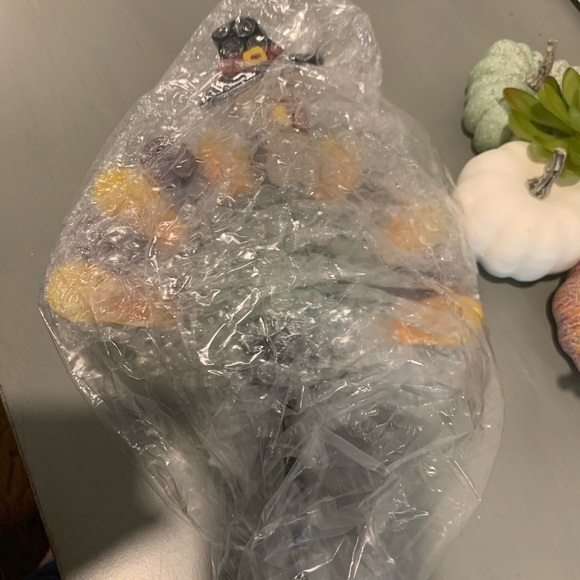 Solar LED Lighted Glass & Metal Stake - Fall Decor - Picture 4 of 7